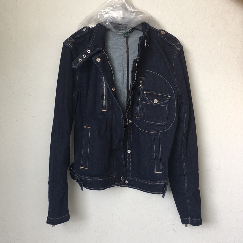 Ralph Lauren Indigo Denim Jacket Womens NWOT